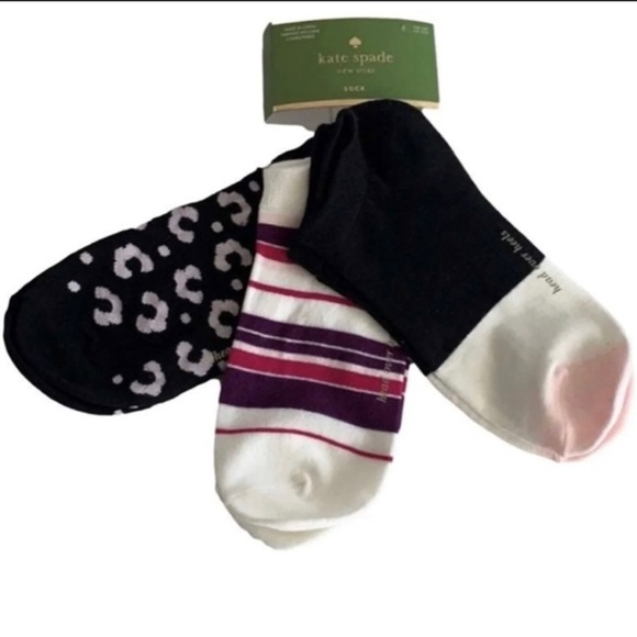 Kate Spade no show socks 3 pack NEW - Picture 2 of 2